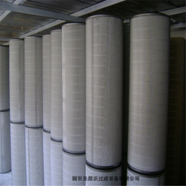 粉塵回收鋼廠空氣濾芯除塵設(shè)備空氣濾筒規(guī)格全過濾面積大可清洗